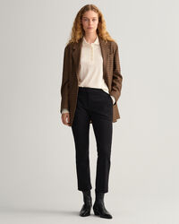 Polo Detail Collar in piqu&eacute; a maniche lunghe