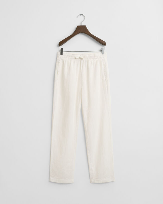 Pantaloni in cotone e lino Teen Boys
