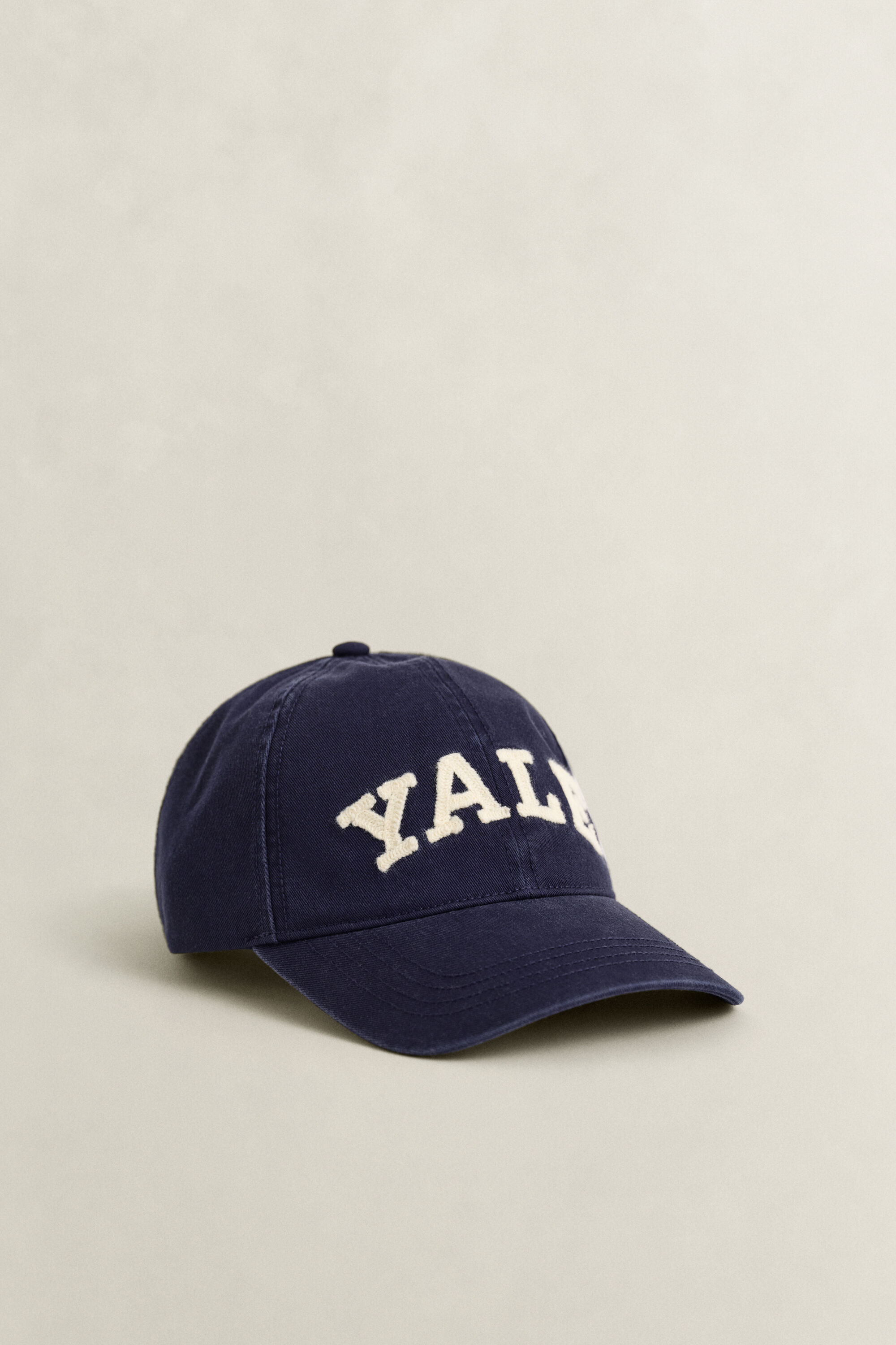 Cappellino Gant x Yale in twill di cotone délavé