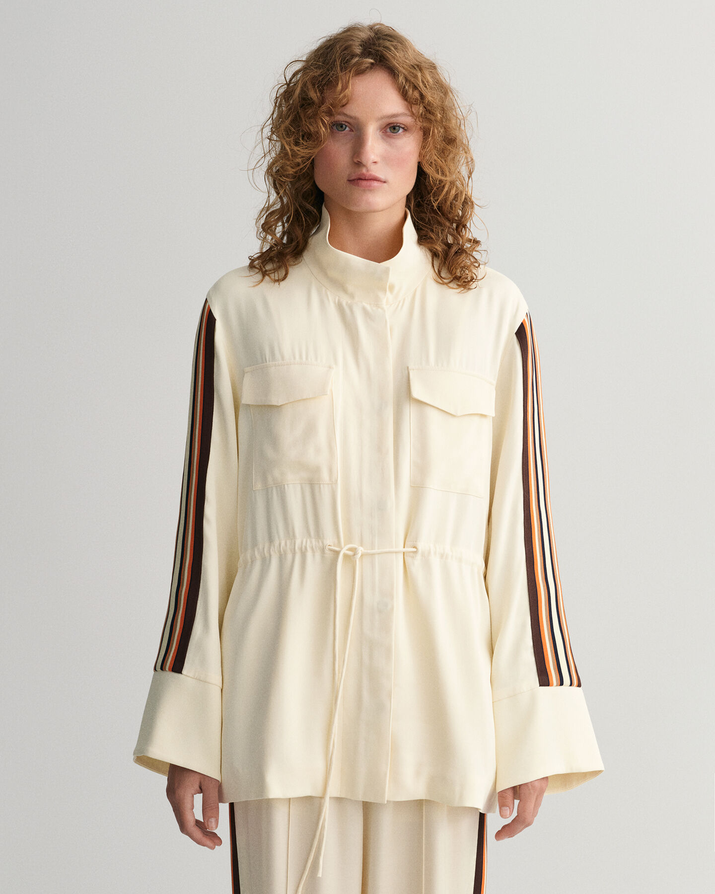 Giacca a righe relaxed fit