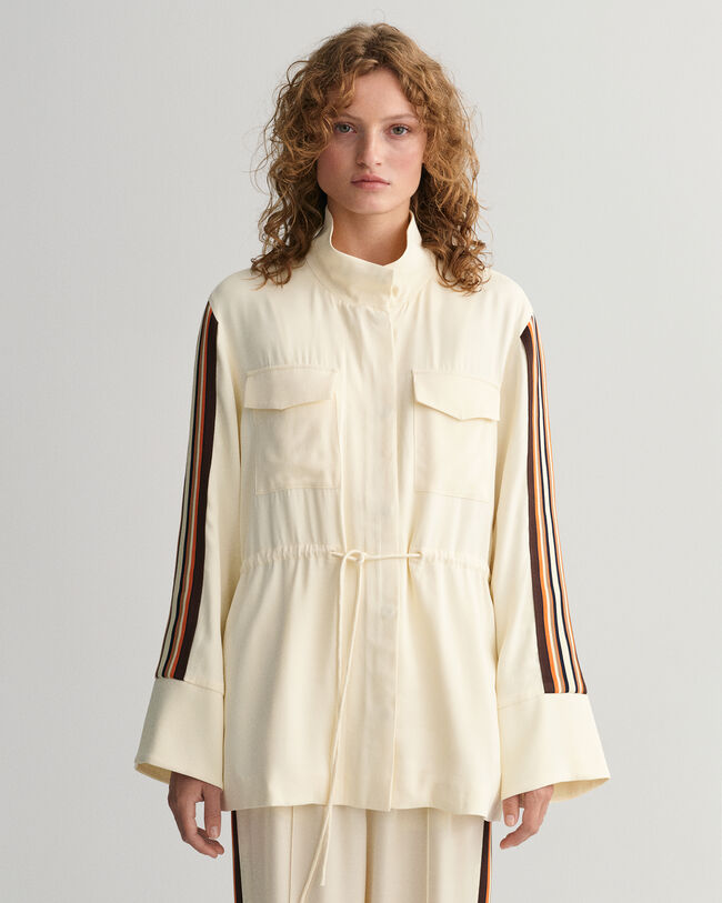 Giacca a righe relaxed fit