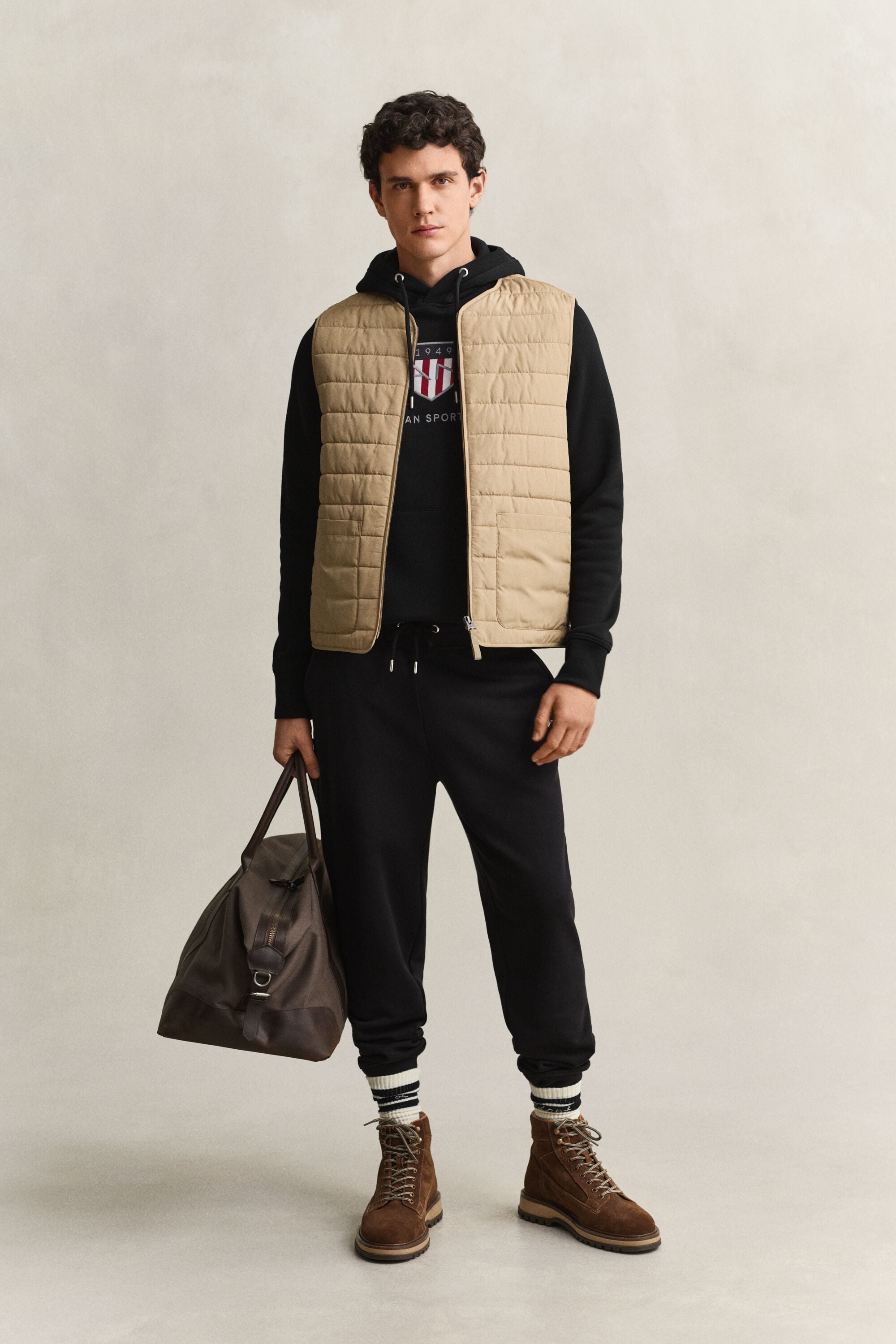 Felpa Archive Shield con cappuccio