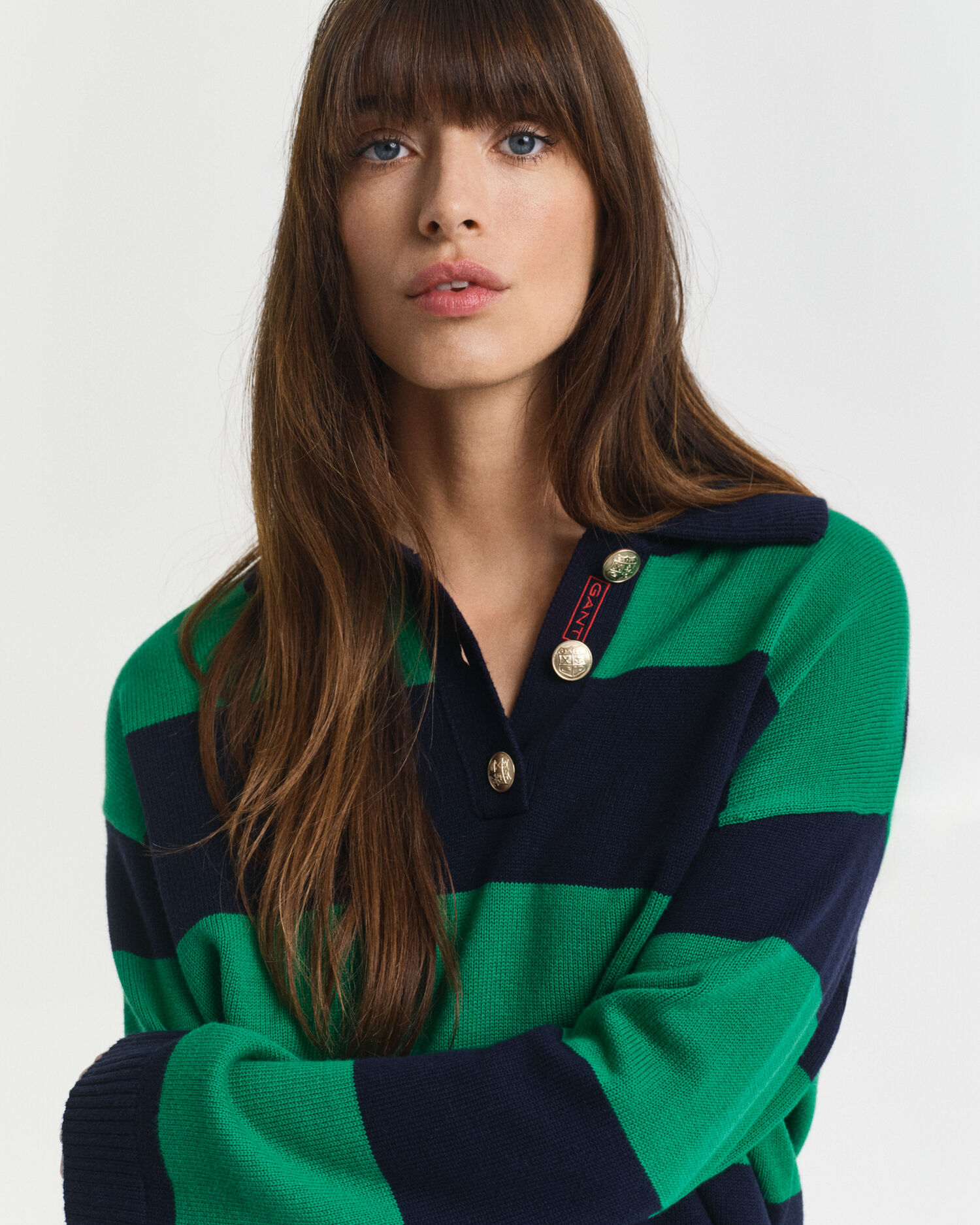 Rugger lavorata maglia a righe