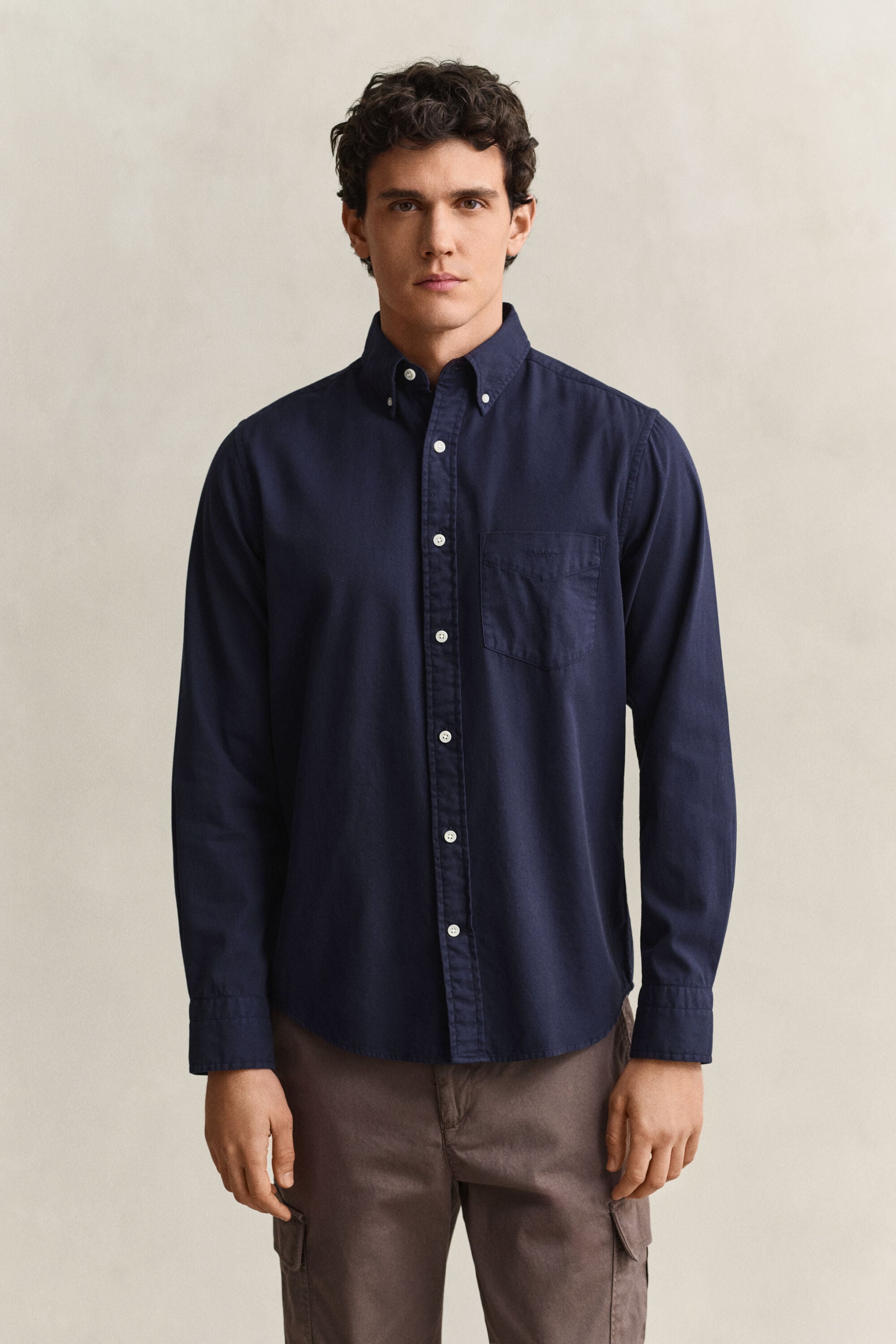 Camicia in twill regular fit