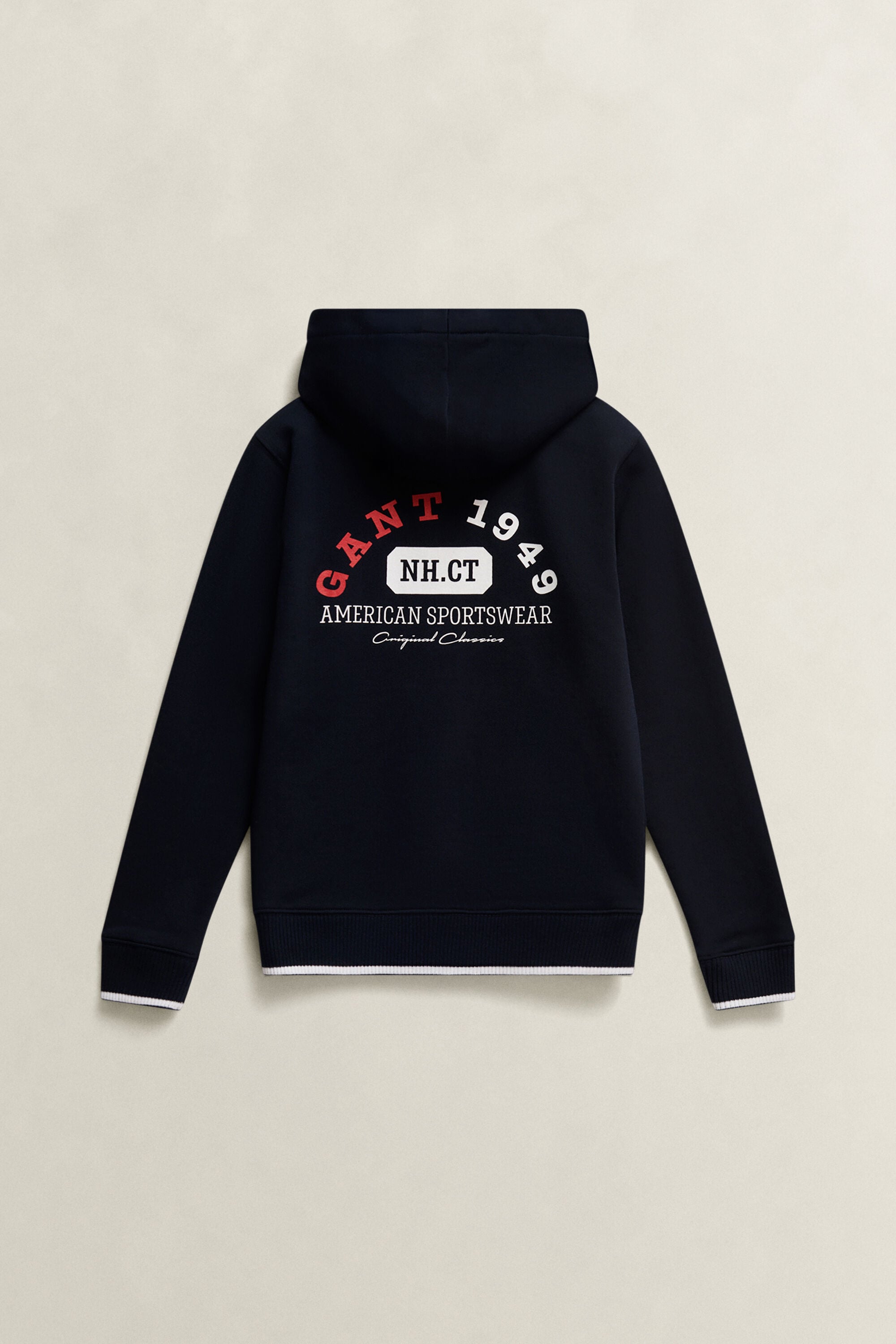 Felpa con cappuccio e zip Collegiate Boys