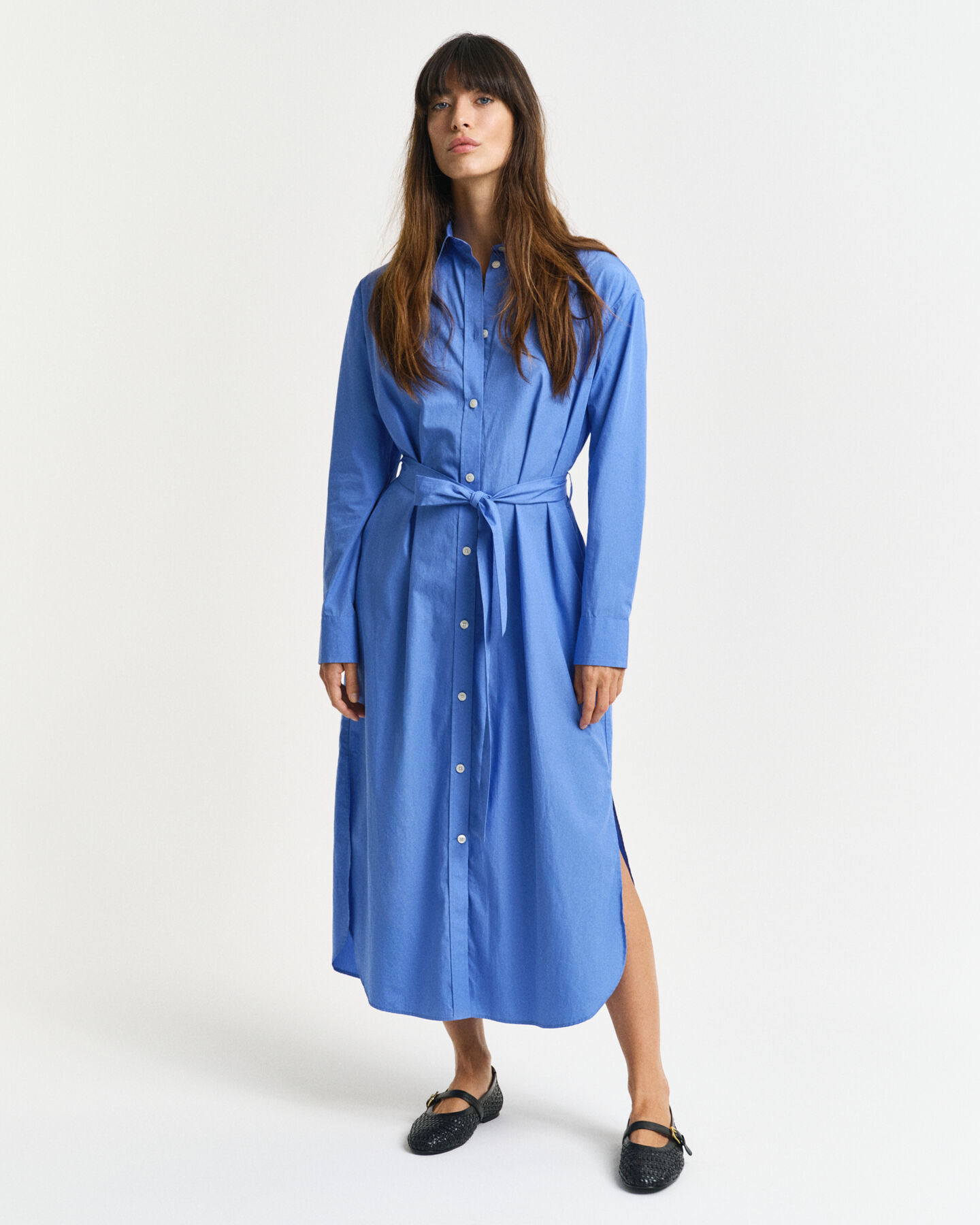 Abito chemisier in popeline