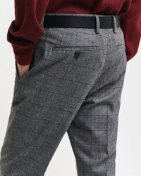 Pantaloni da abito a quadri slim fit