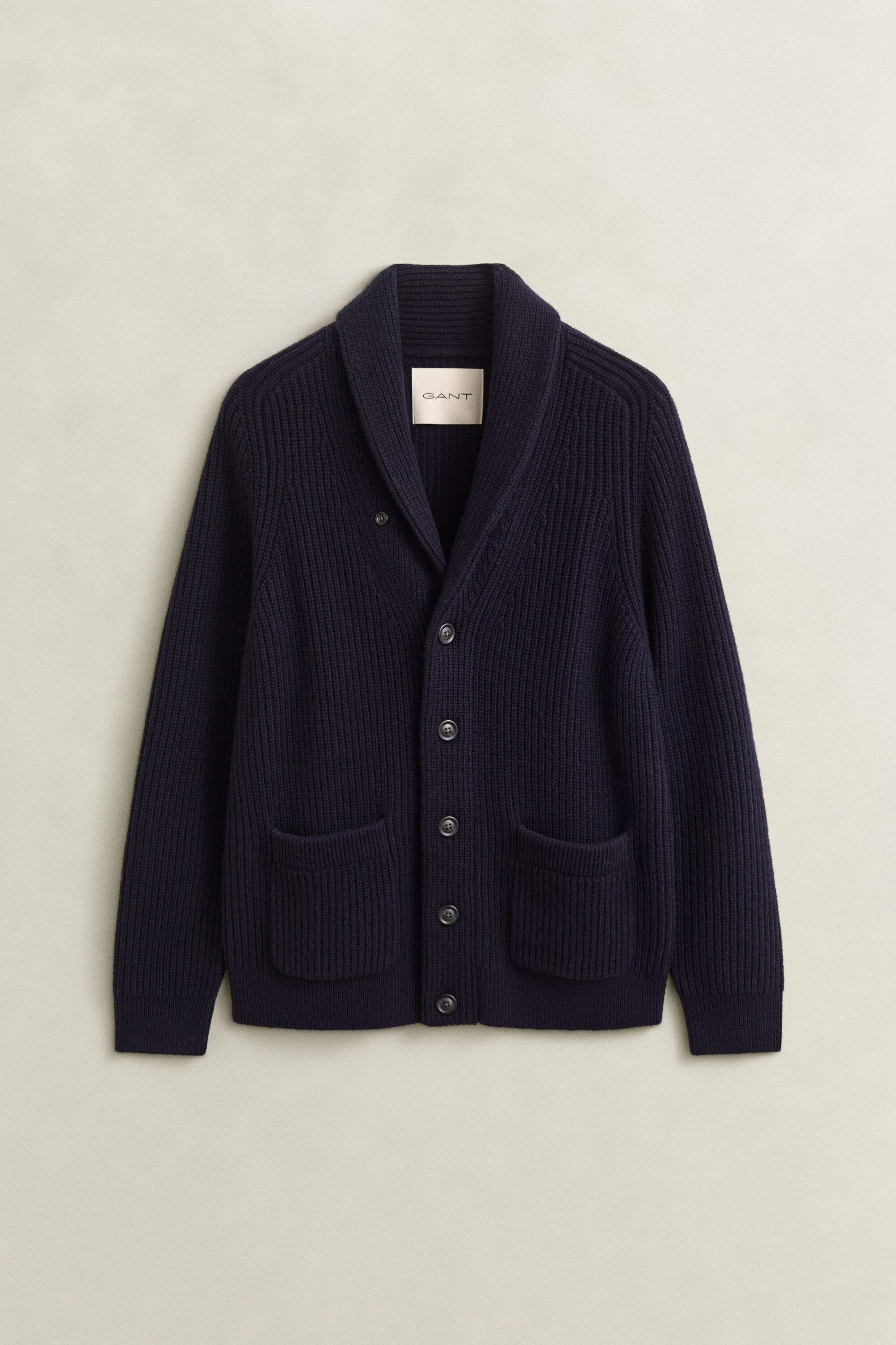 Cardigan in misto lana a coste