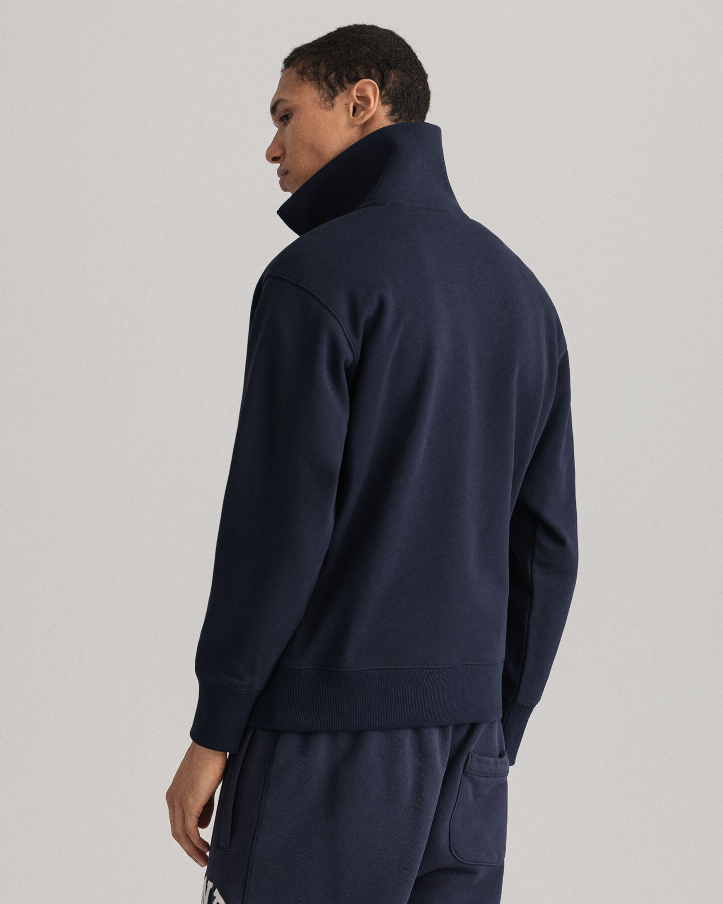 Maglia Retro Flag con zip corta