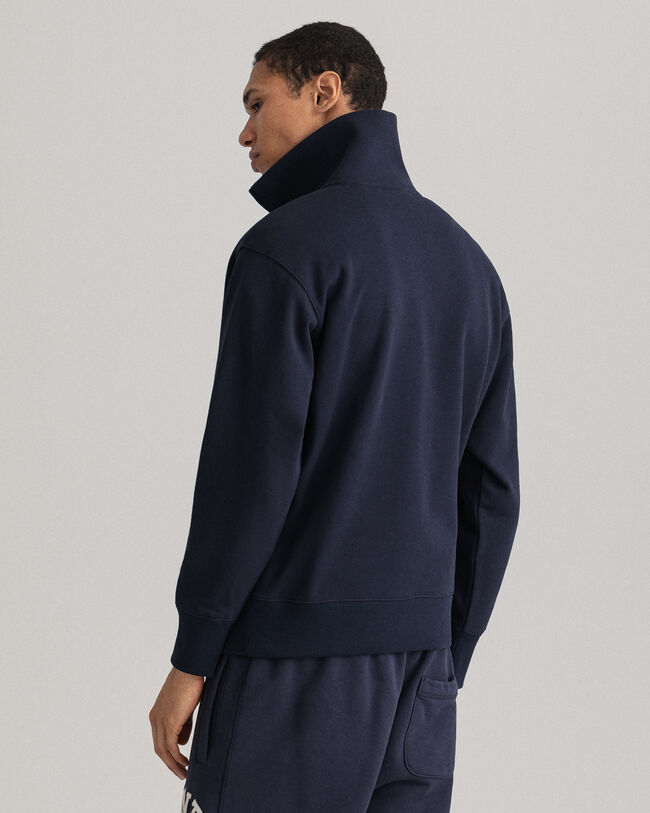 Maglia Retro Flag con zip corta