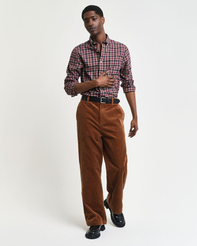 Camicia in twill a quadri regular fit