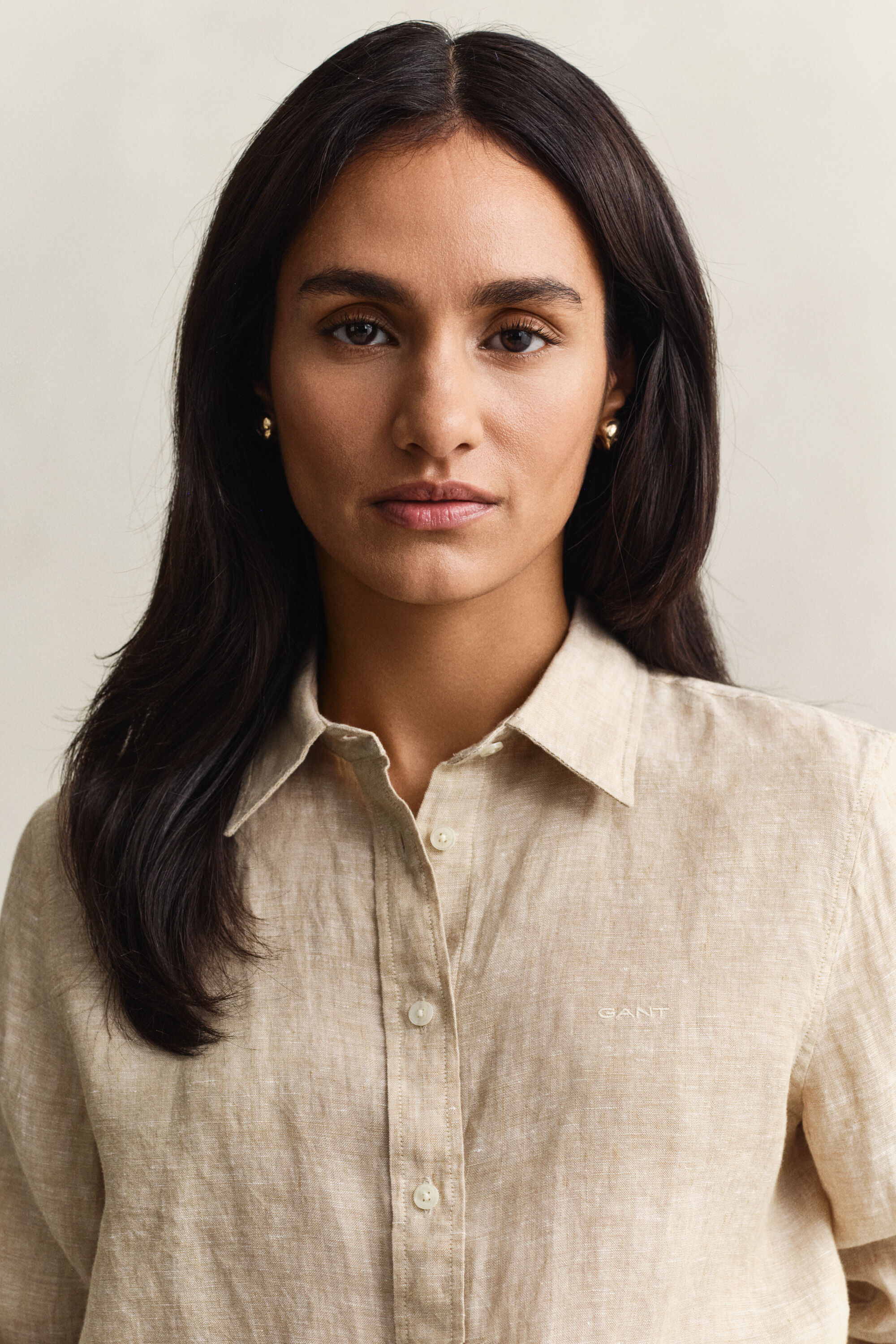 Camicia di lino regular fit