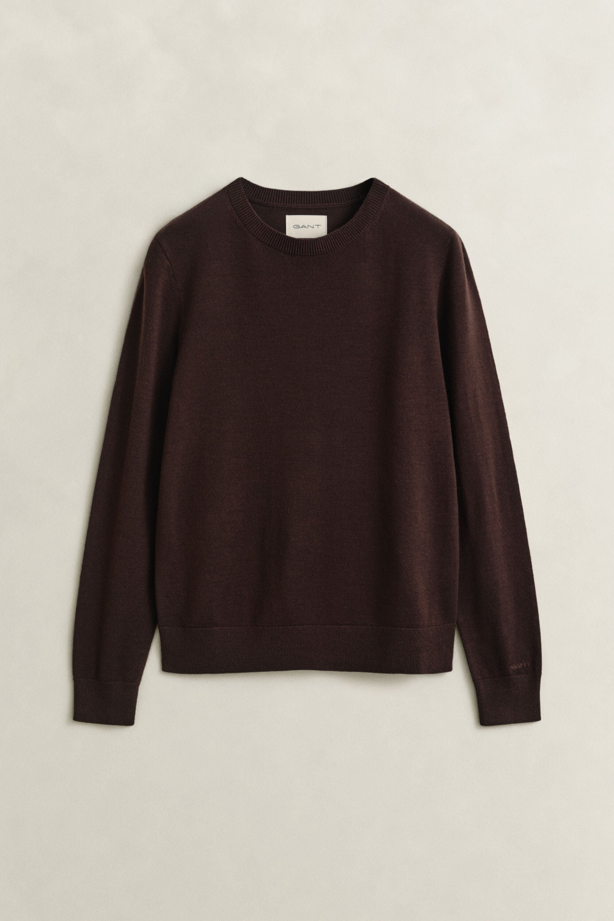 Maglia girocollo in finissima lana merino