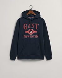 Felpa con cappuccio Retro Crest