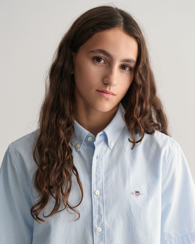 Camicia a maniche corte Oxford Teens