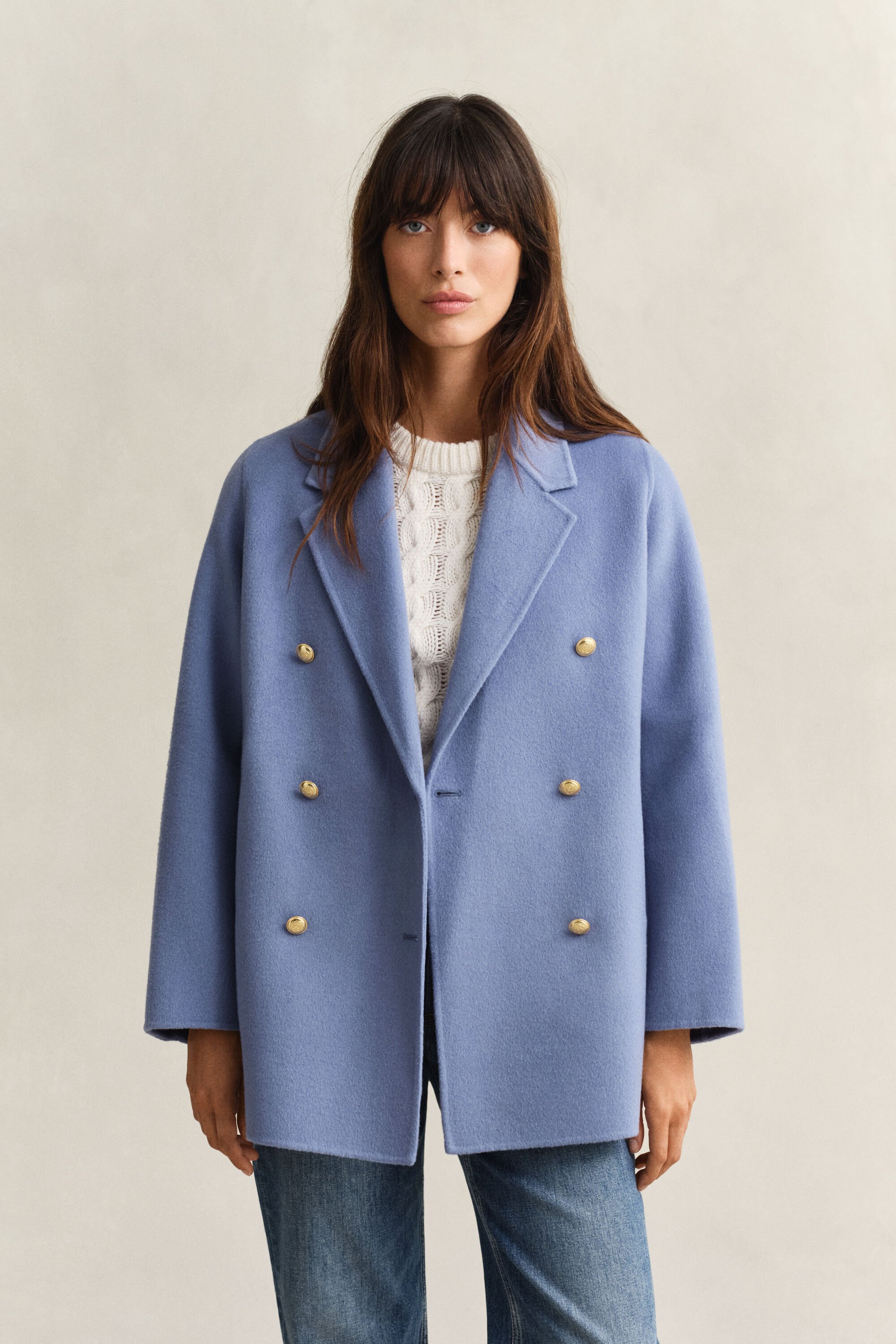 Giacca caban cucita a mano