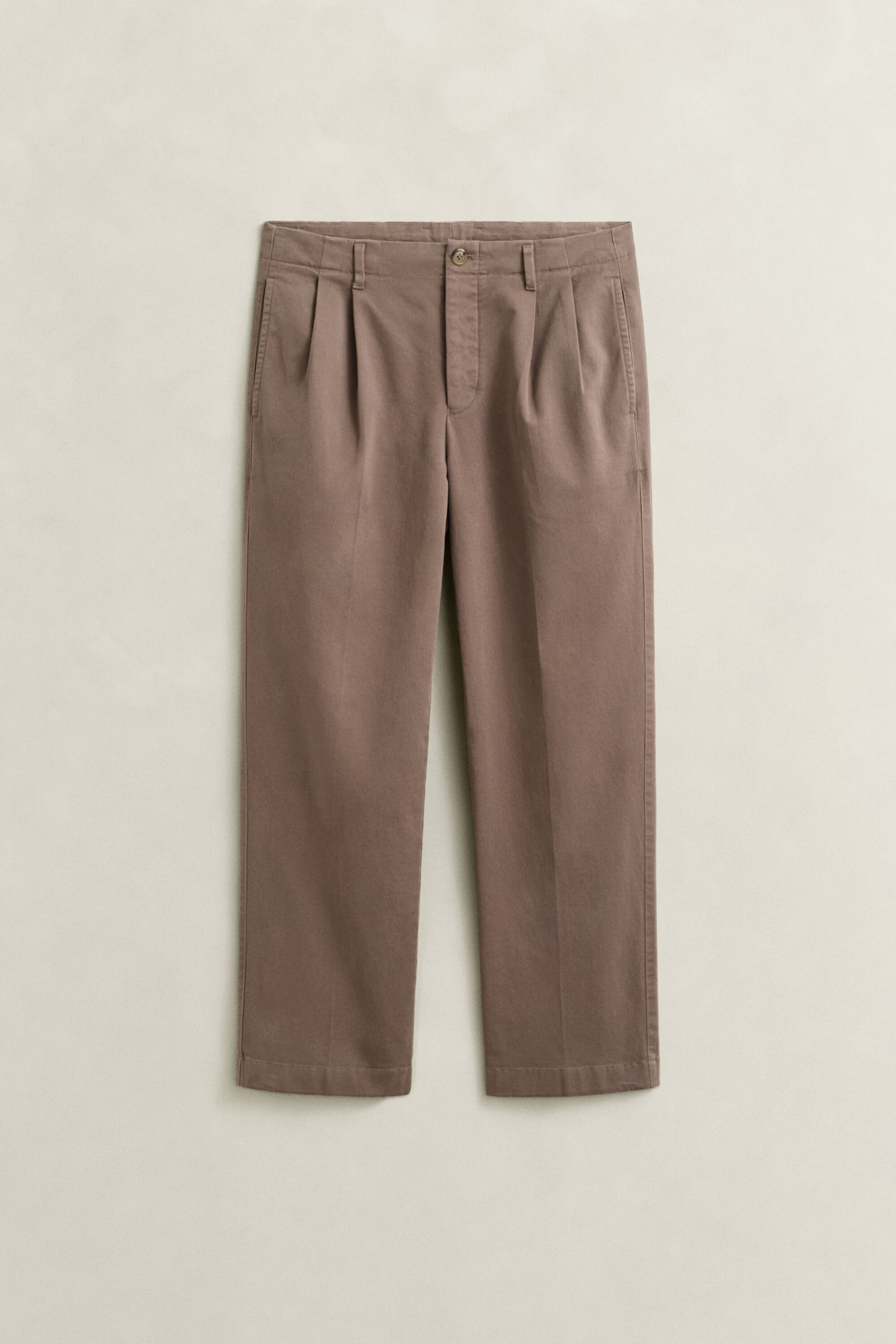 Pantaloni chino in morbido cotone spazzolato
