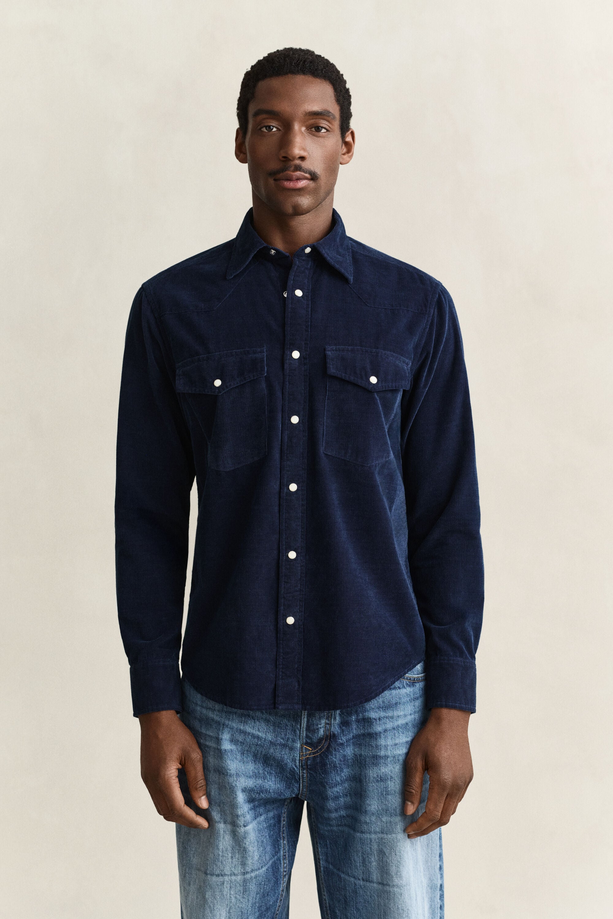 Camicia Rodeo in velluto a coste