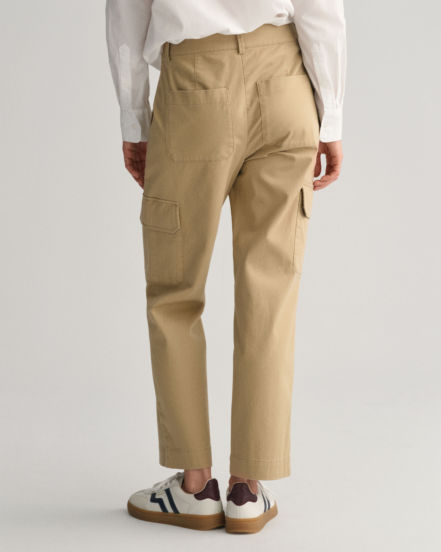 Pantaloni cargo chino slim fit
