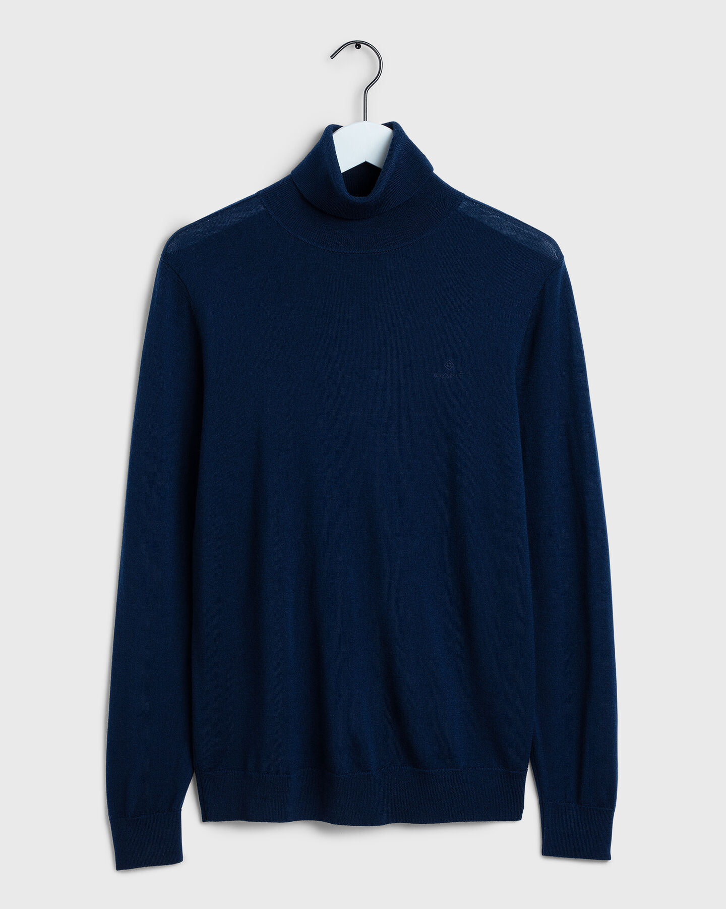 Maglia con collo alto in lana merino lavabile