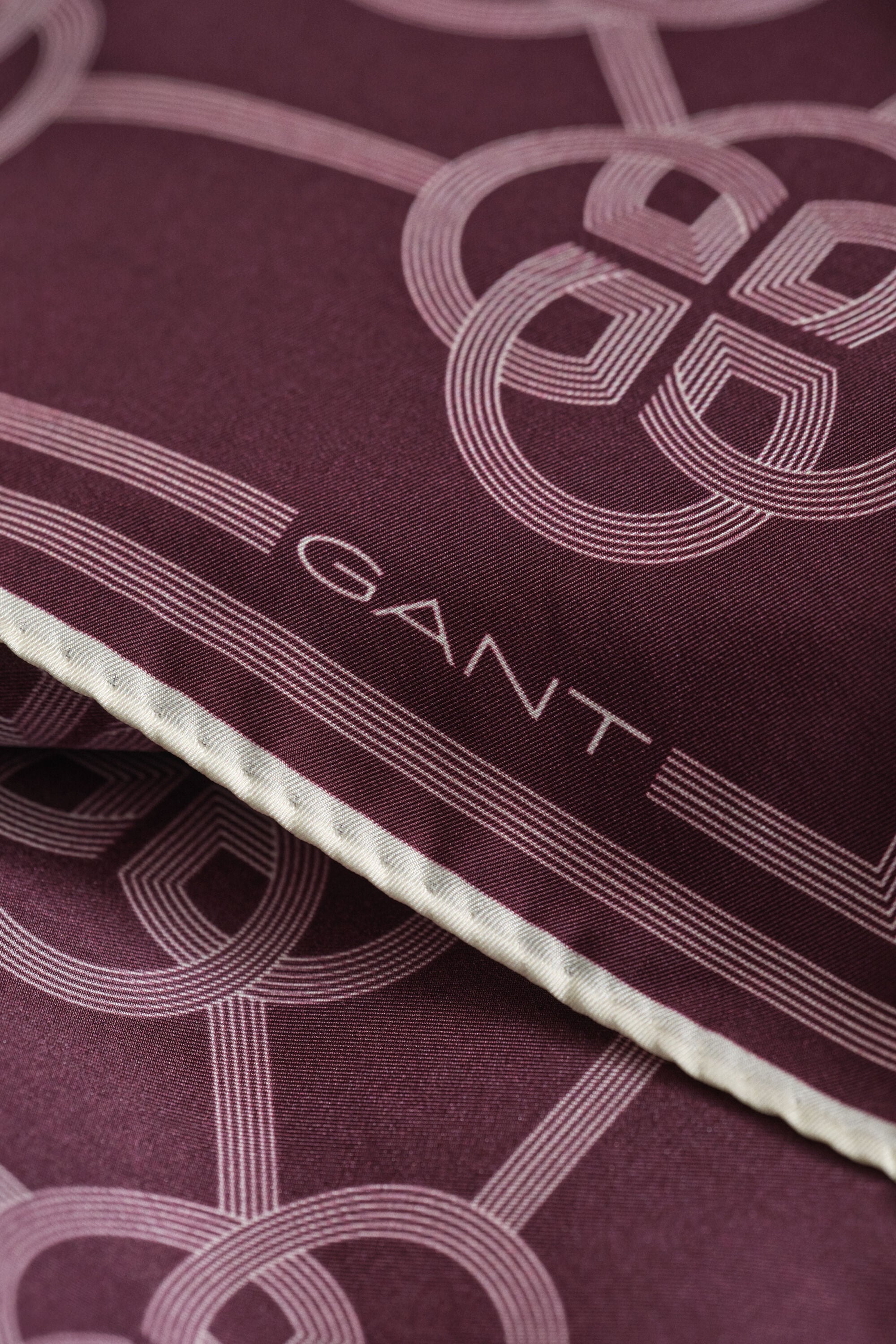 Foulard di seta con stampa Monogram