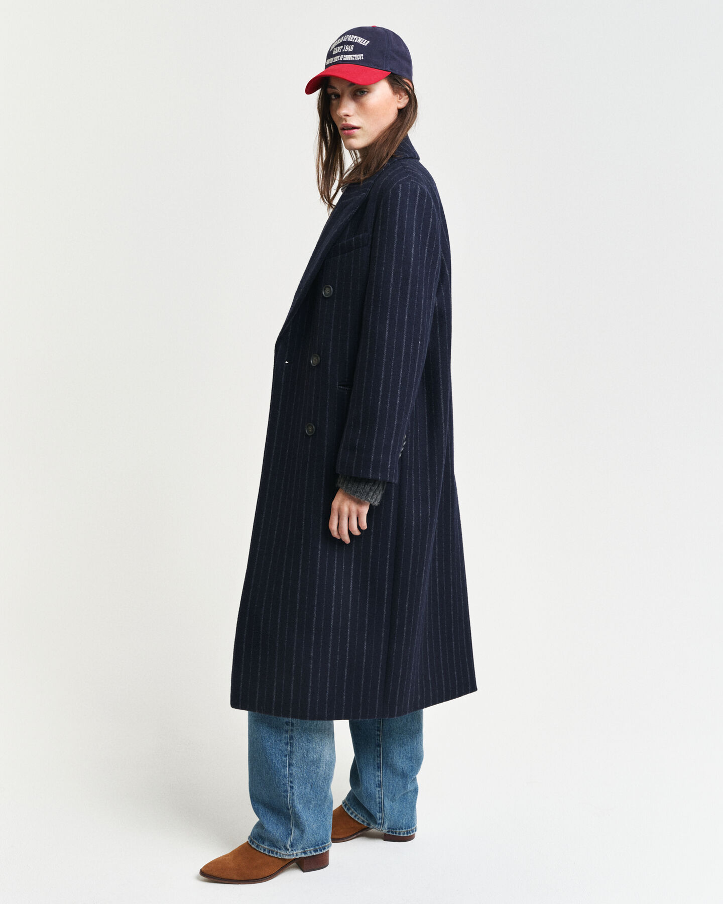 Cappellino in twill di cotone spazzolato