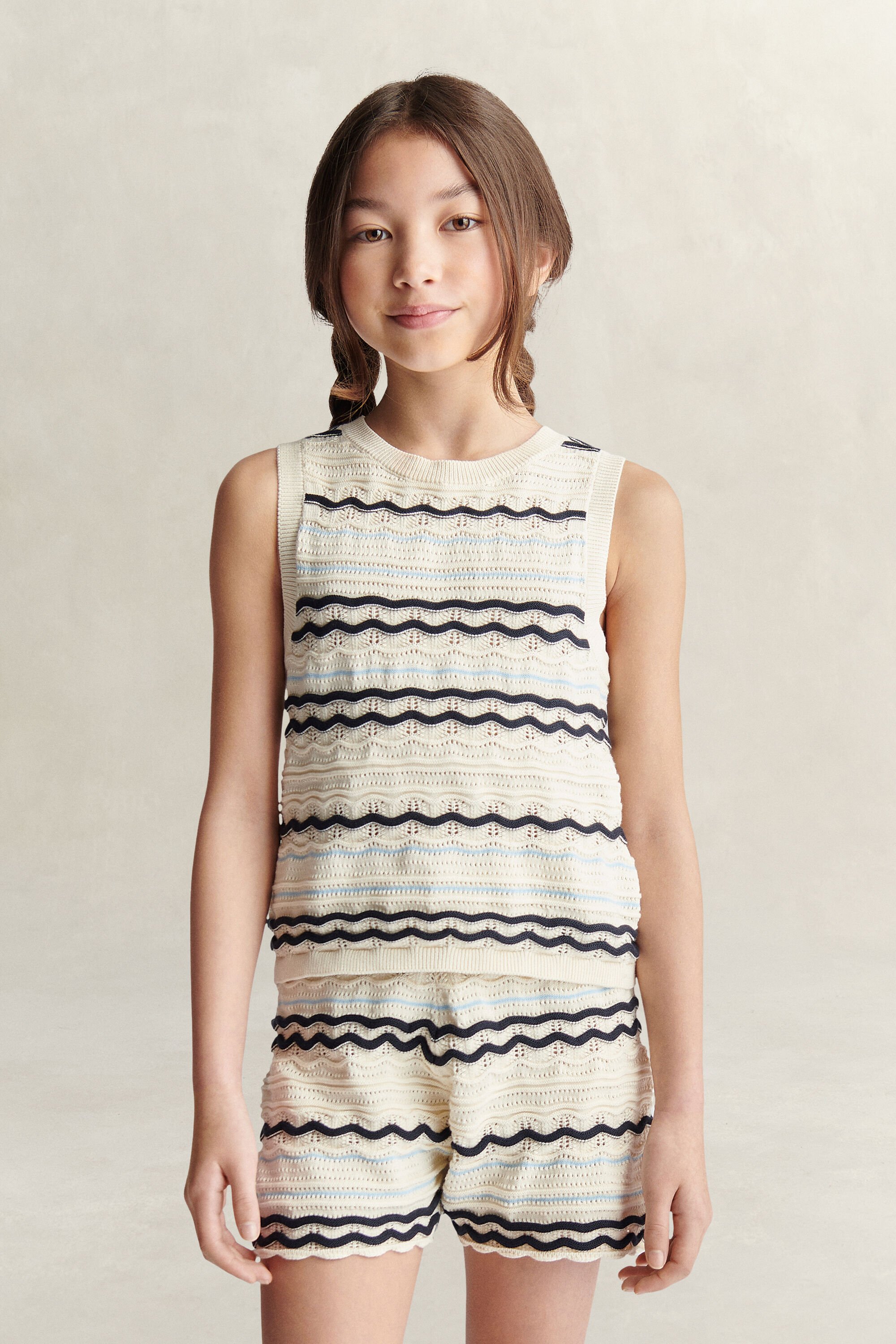 Giacca lavorata a maglia Teen Girls