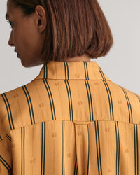 Camicia a righe Monogram relaxed fit