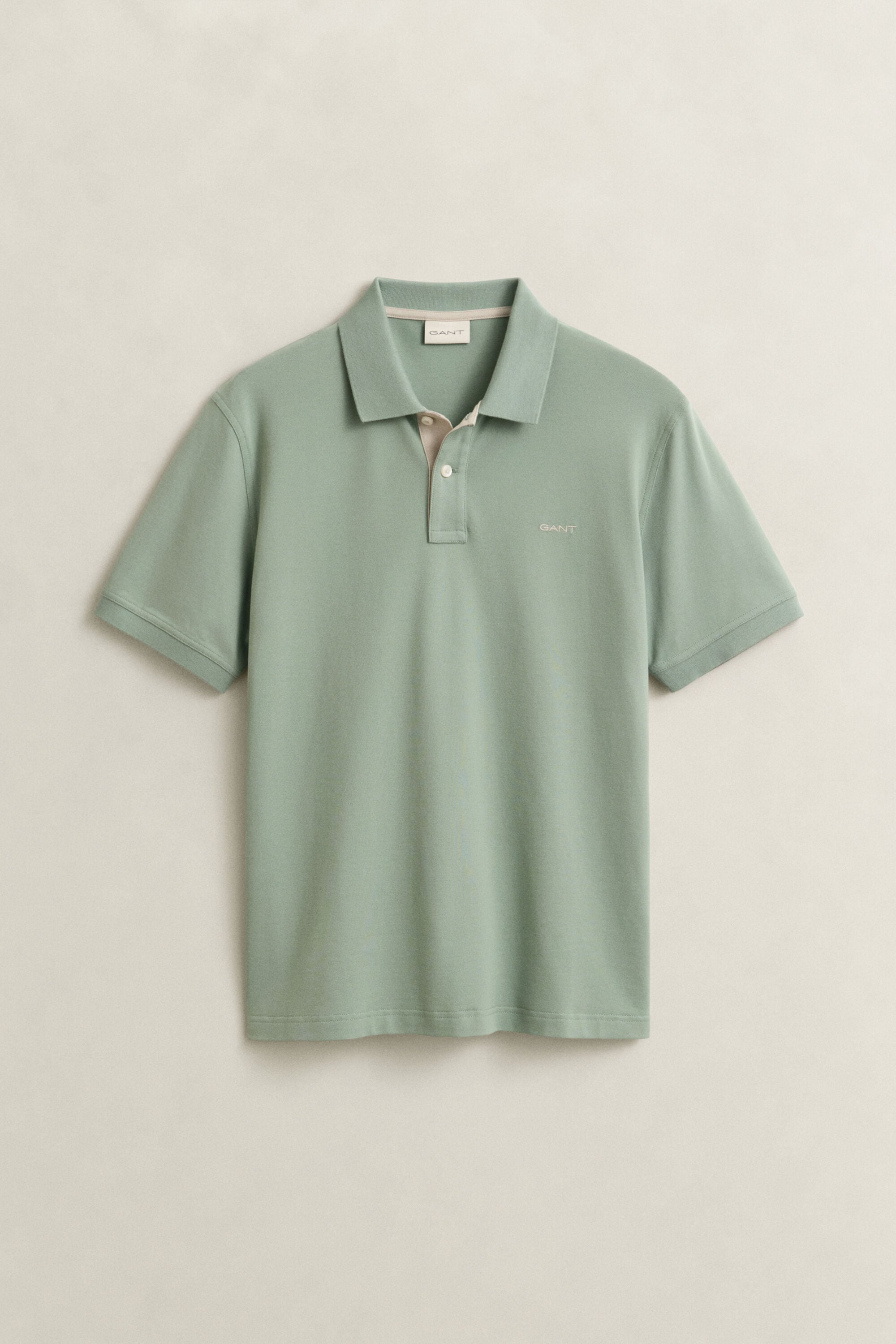 Polo in piqué a contrasto
