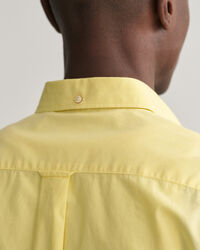 Camicia in broadcloth a maniche corte regular fit