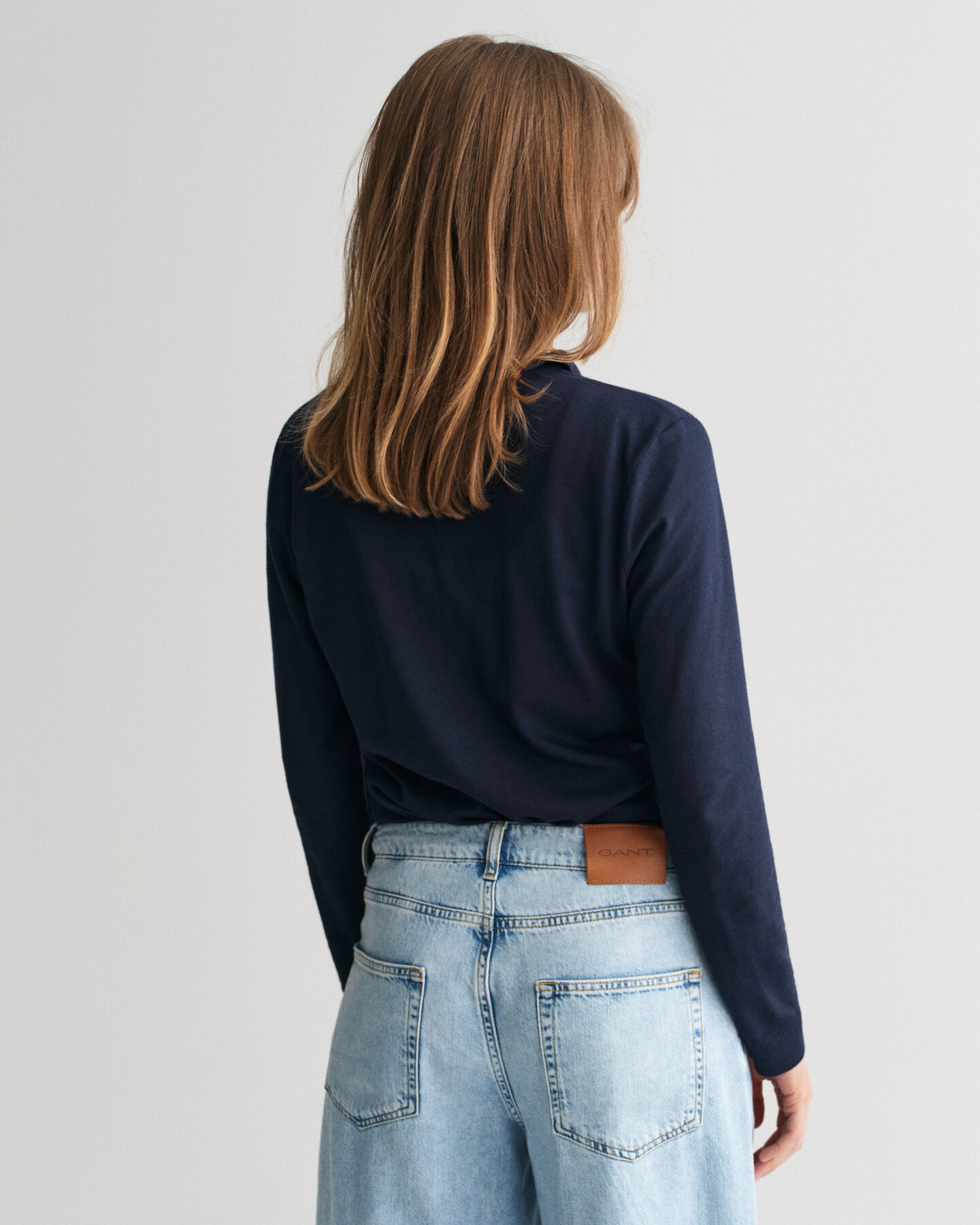 Polo maniche lunghe senza cuciture