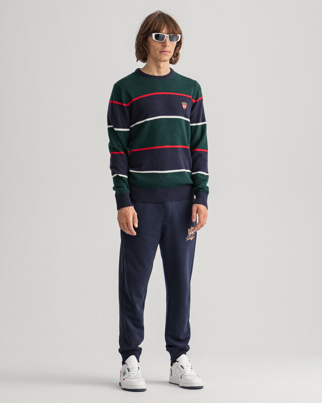 Maglia Banner Shield girocollo a righe