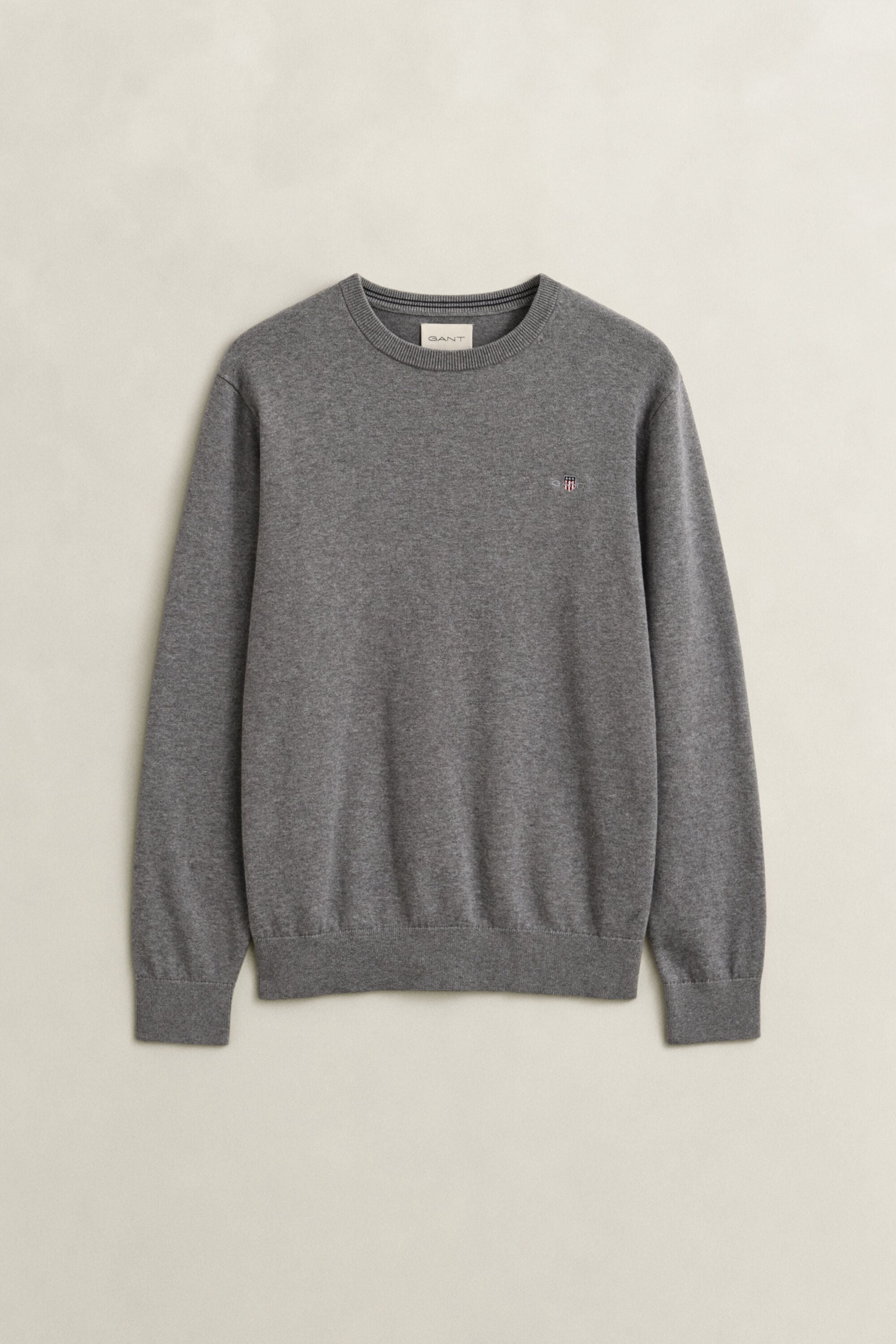 Maglia girocollo in cotone classico