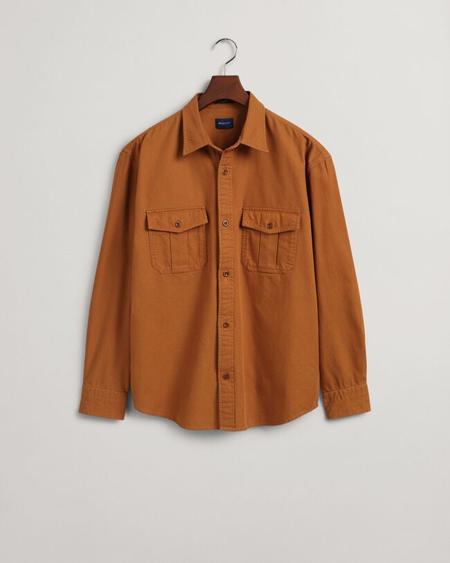 Camicia in twill relaxed fit