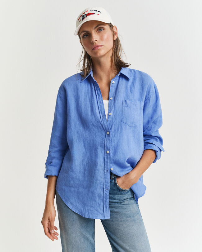 Camicia di lino relaxed fit