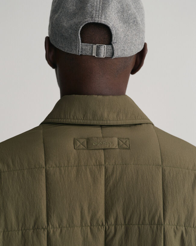 Giacca camicia trapuntata