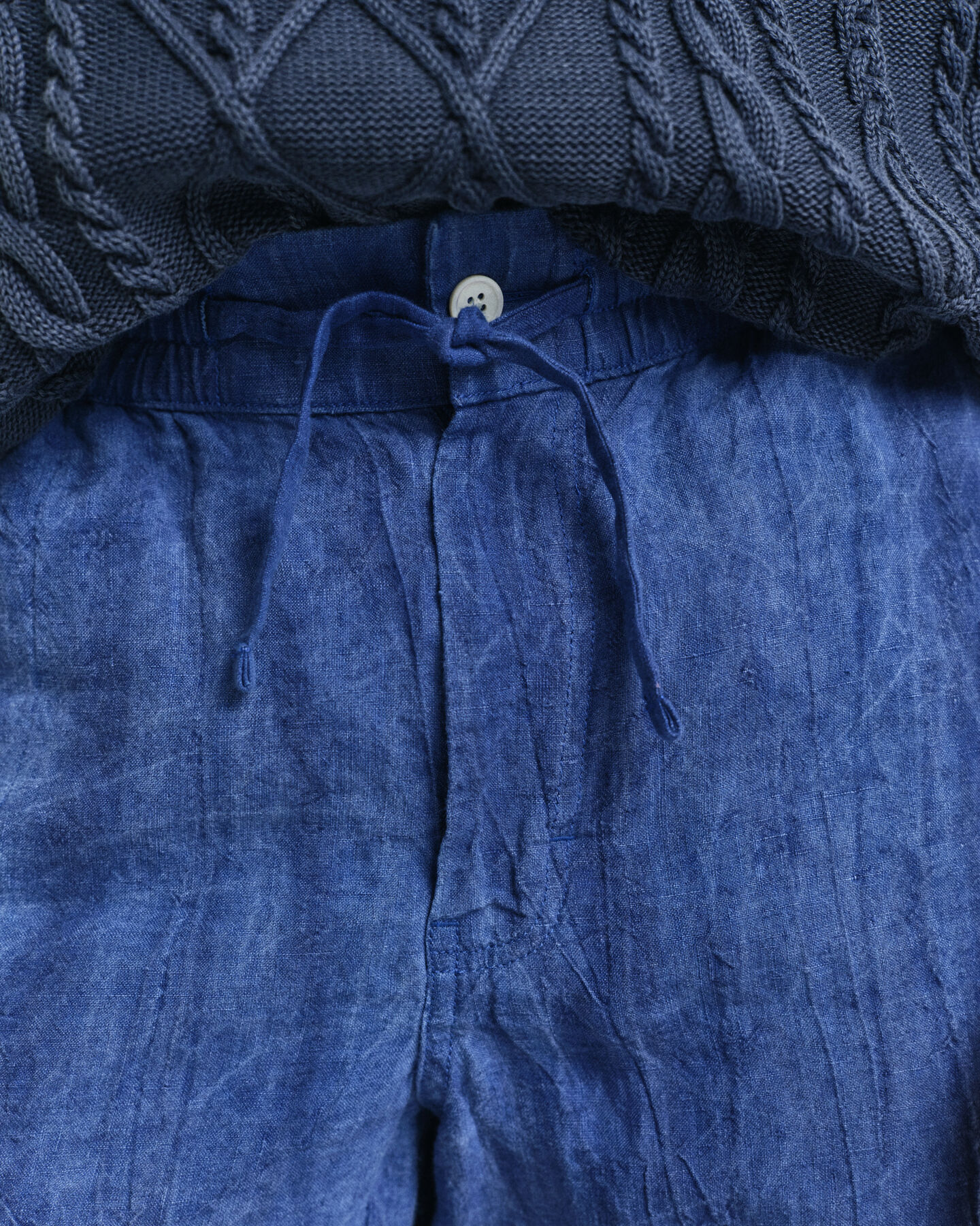 Pantaloncini Resort in lino relaxed fit