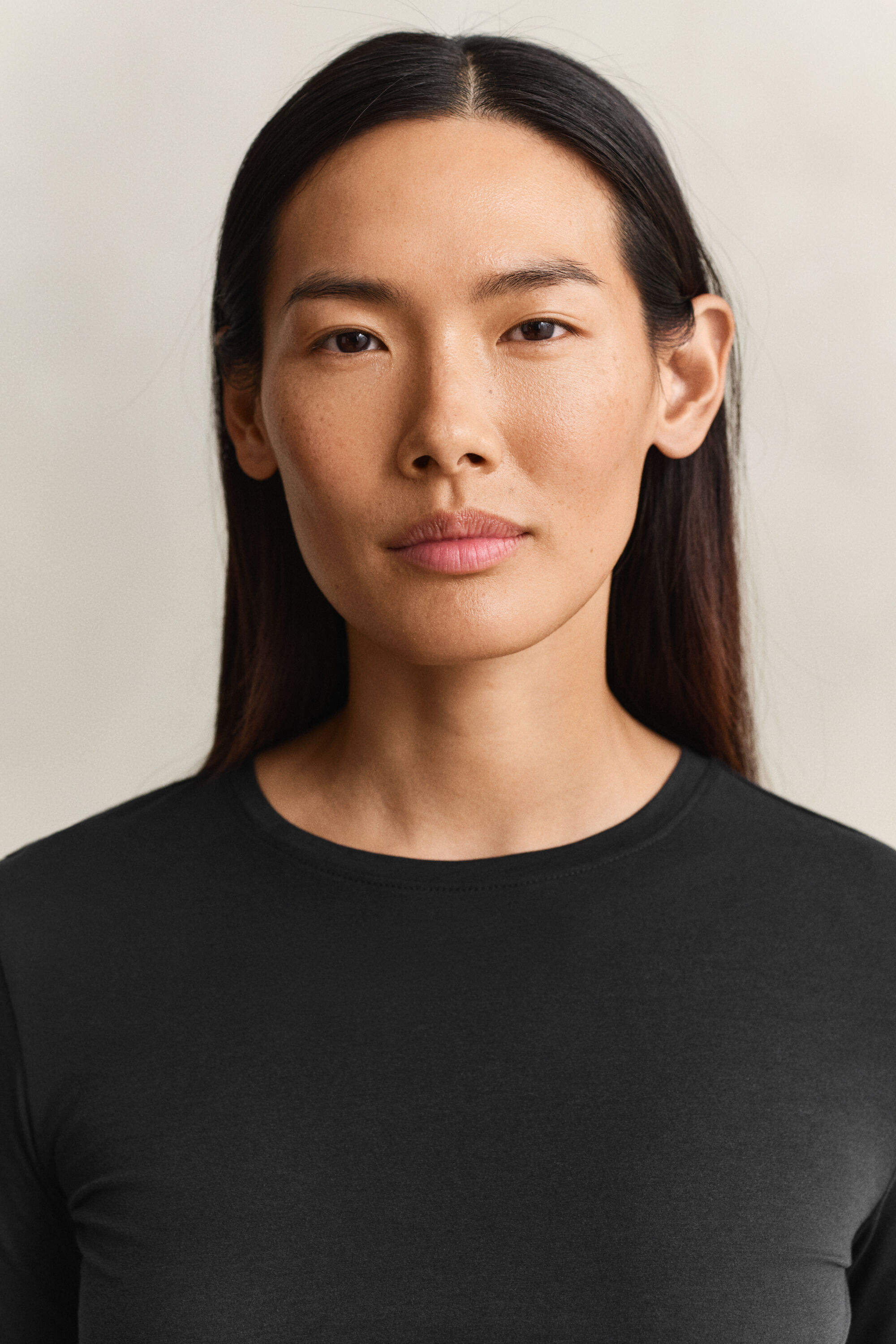 T-shirt in cotone a maniche lunghe