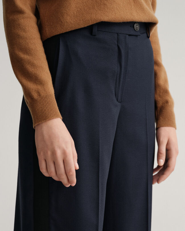 Pantaloni Tuxedo a vita alta