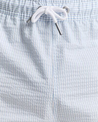 Pantaloncini da bagno in seersucker