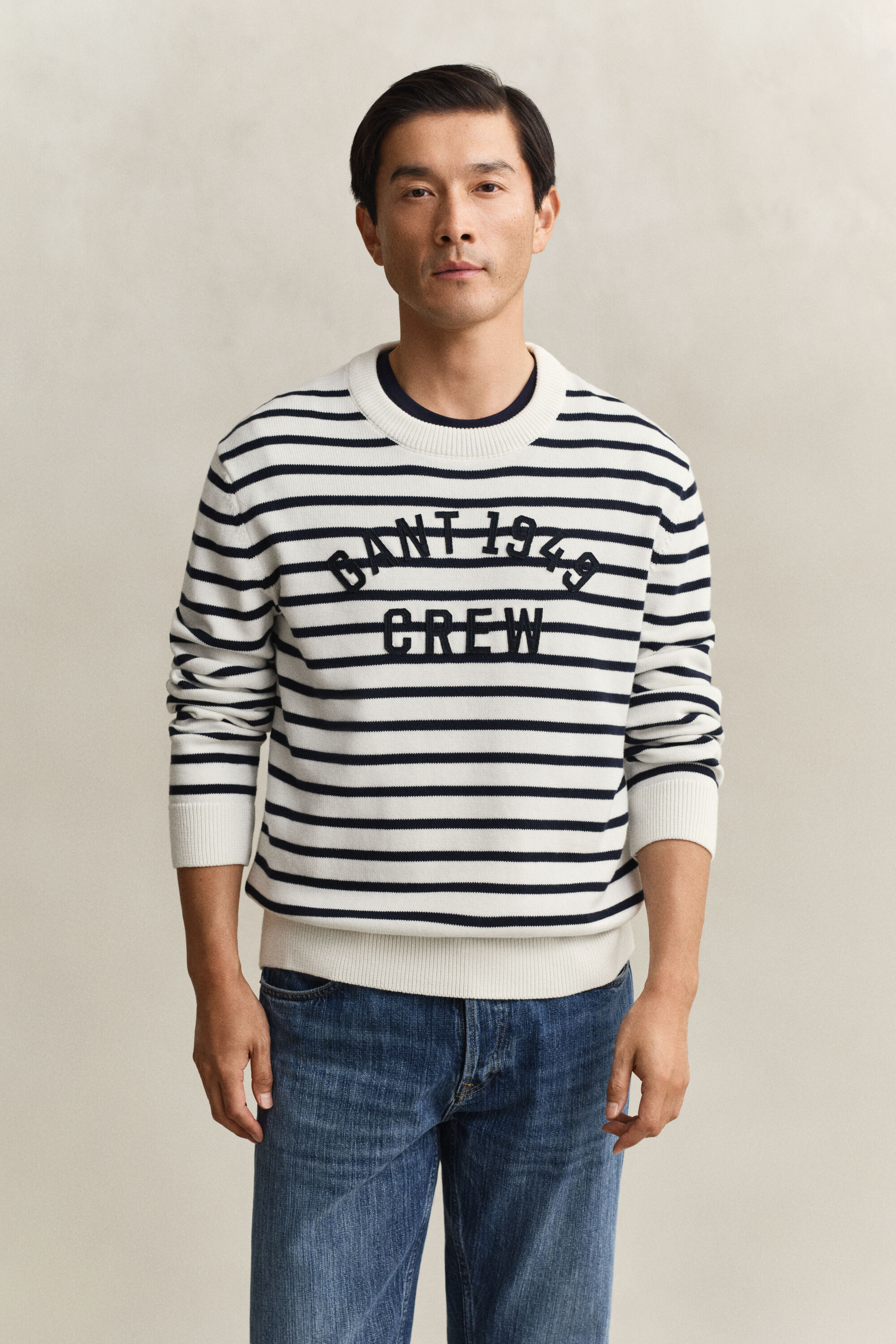 Maglia Graphic a righe Breton
