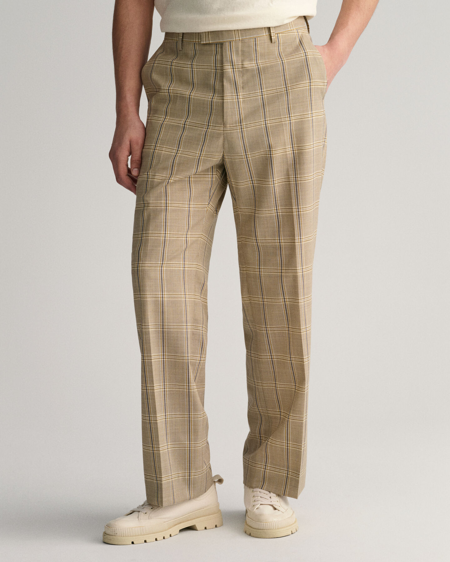 Pantaloni sartoriali a quadri