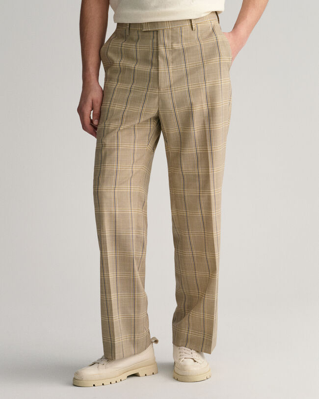 Pantaloni sartoriali a quadri