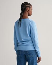 Maglia in cotone leggero con scollo a V