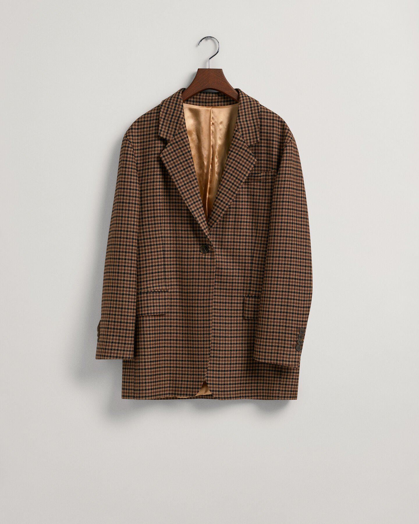 Blazer a quadri oversize