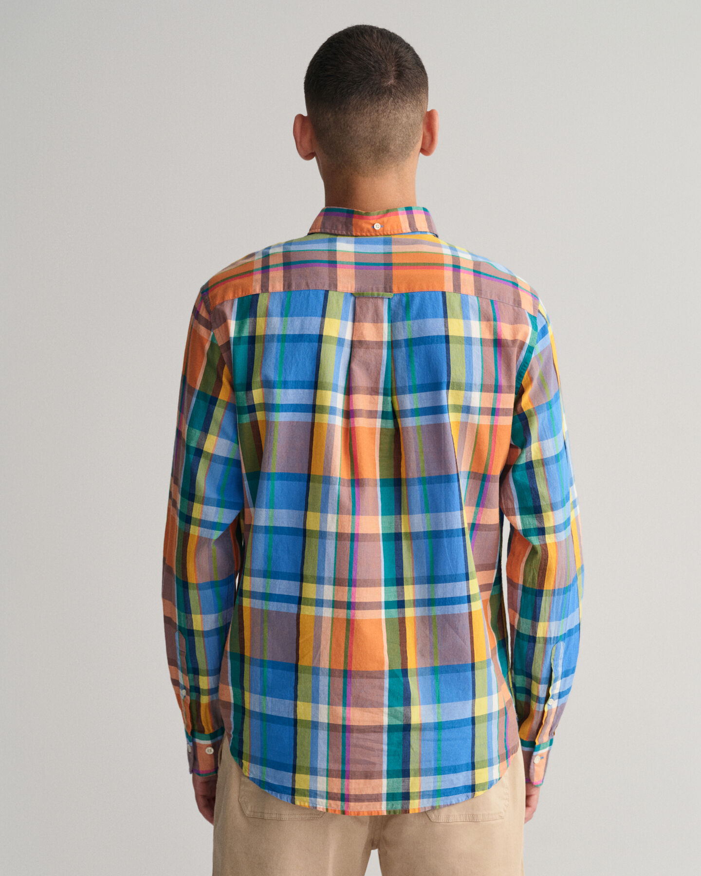 Camicia in madras colorata regular fit