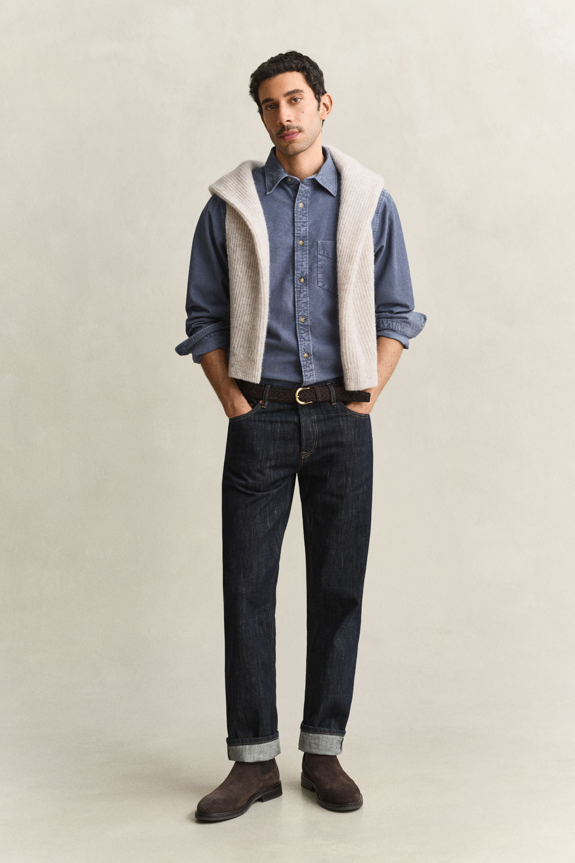 Camicia in velluto a coste