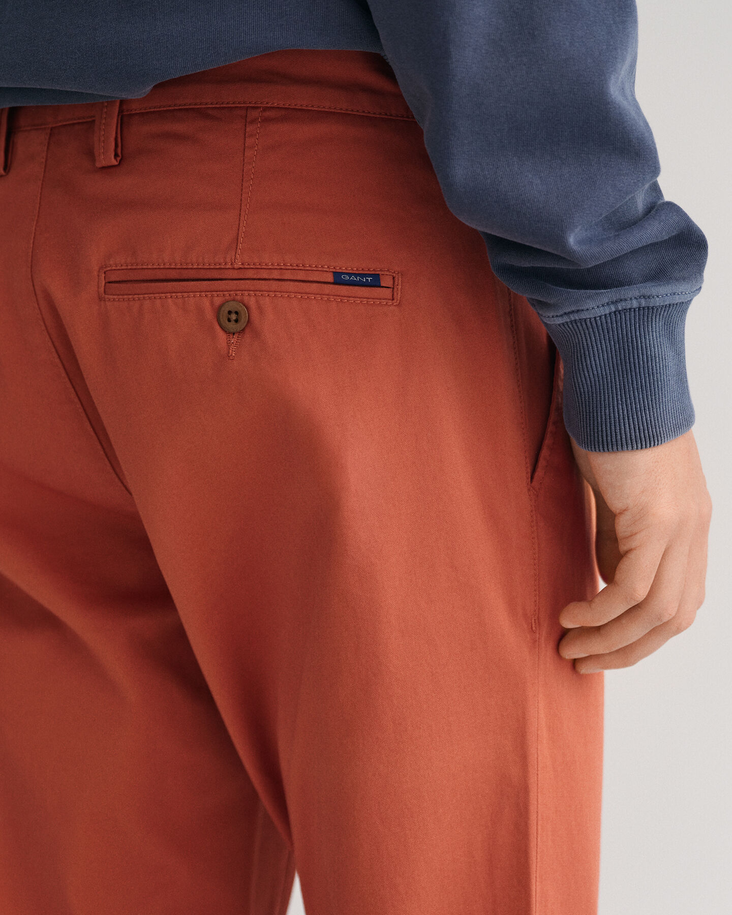Pantaloni chino Hallden in twill slim fit
