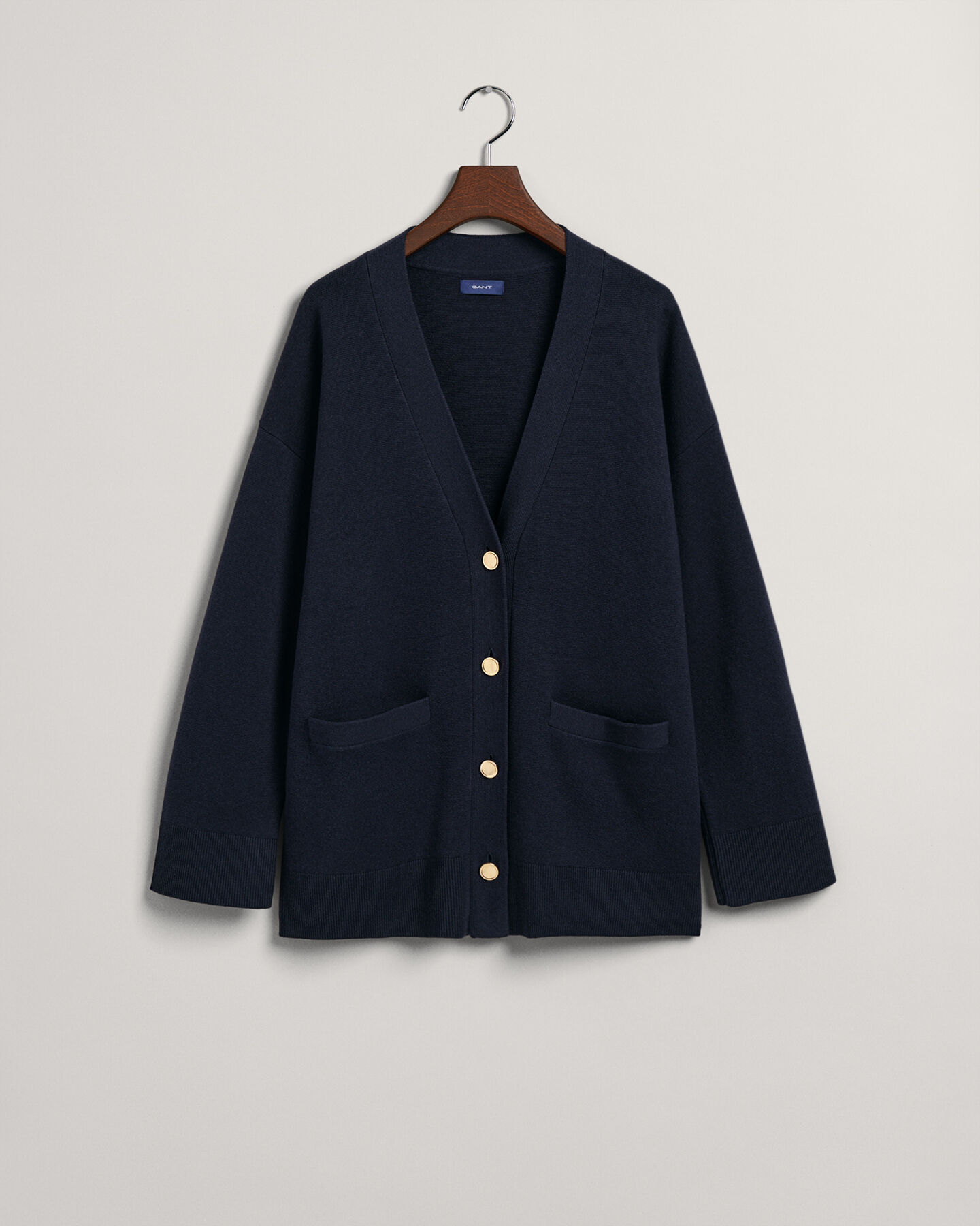 Cardigan con scollo a V relaxed fit