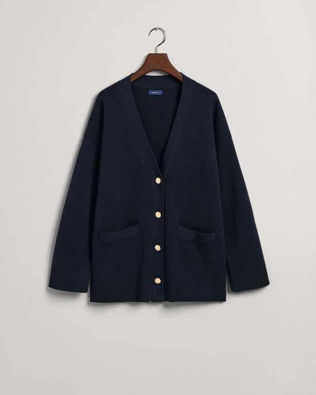 Cardigan con scollo a V relaxed fit